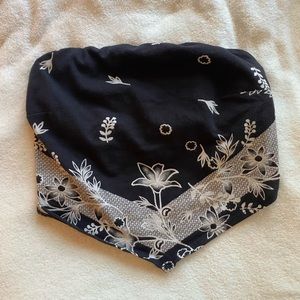 Bandana Bandeau Crop Top